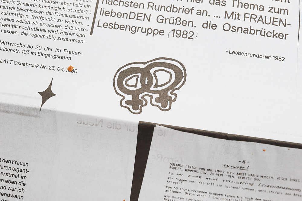 Close-up of the newspaper